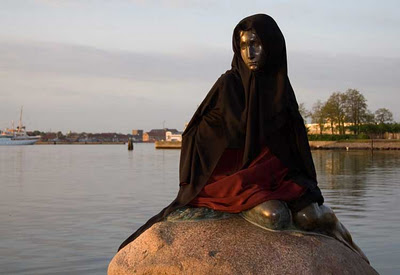 La sirena de Copenhagen demuestra la inminente amenaza del Islam