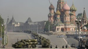 misiles defensa aérea S300 ejército ruso ensayo final desfile Día Victoria Pza Roja Moscú
