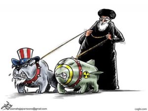 Iran Nuclear caricatura
